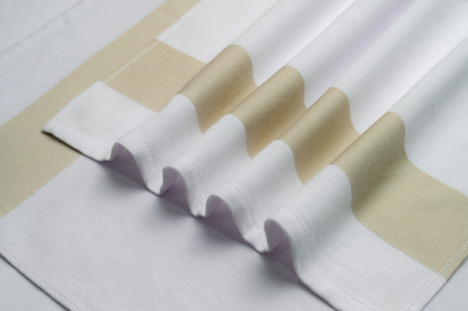 SET OF 3 PCS KITCHEN TOWELS , 100% COTTON , 50X70 CM