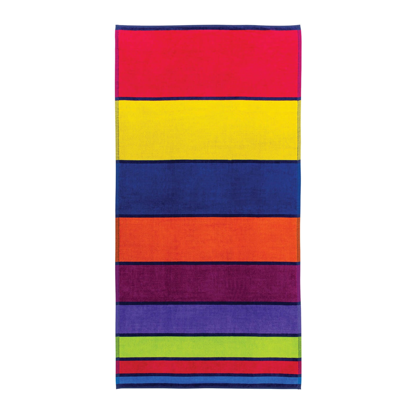 منشفة شاطئ مخملية ١٠٠٪ قطن، ٨٠ × ١٦٠ سم