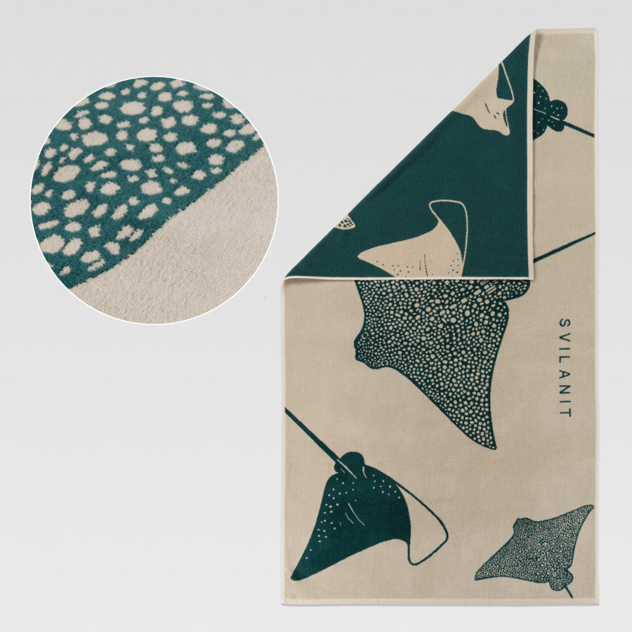 Velour Beach towel 100%cotton,100x180 cm.
