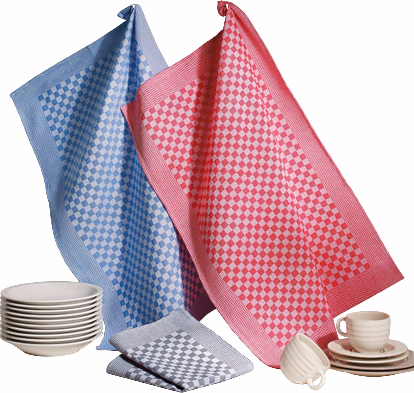SET OF 3 PCS KITCHEN TOWELS , 100% COTTON , 50X70 CM