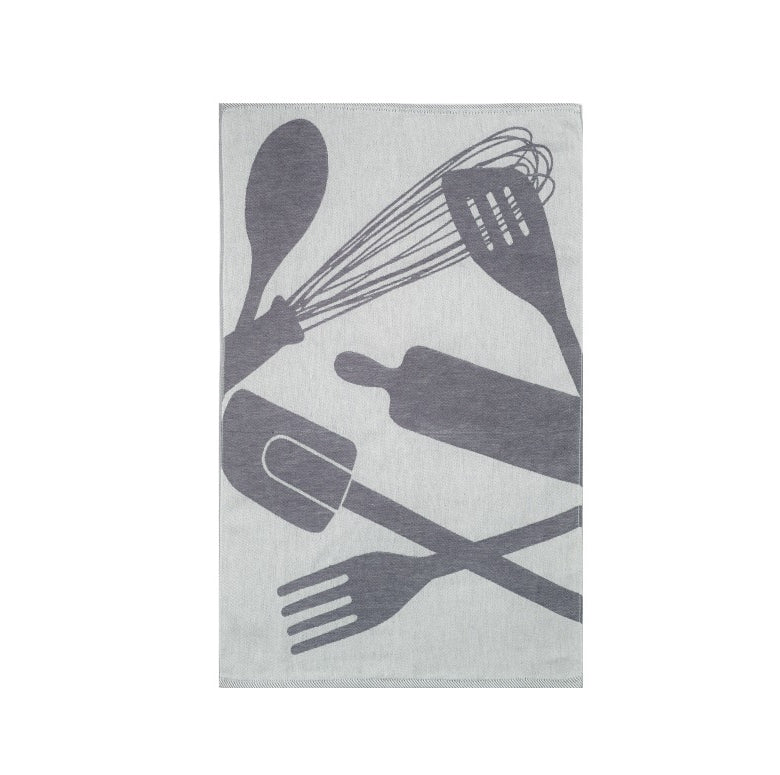 SET OF 3 PCS KITCHEN TOWELS , 100% COTTON , 50X70 CM