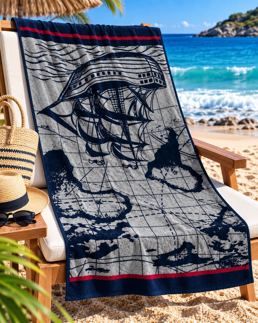 Velour Beach towel 100%cotton,80x160 cm