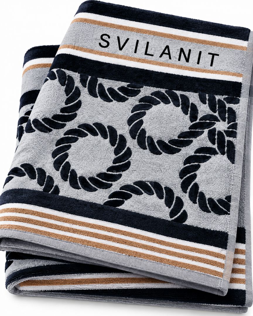 Velour Beach towel 100%cotton,100x180 cm.