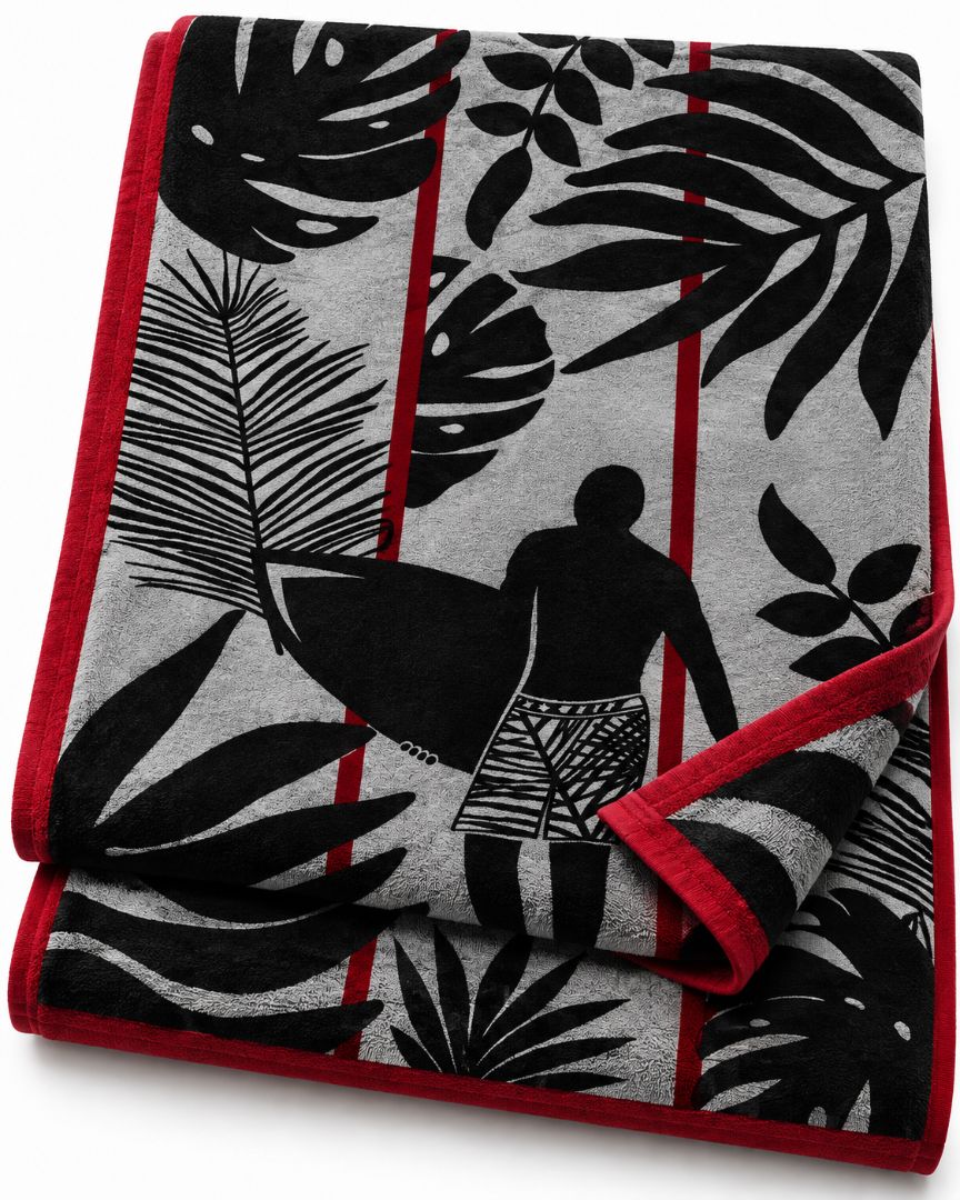 Velour Beach towel 100%cotton,90x170 cm.