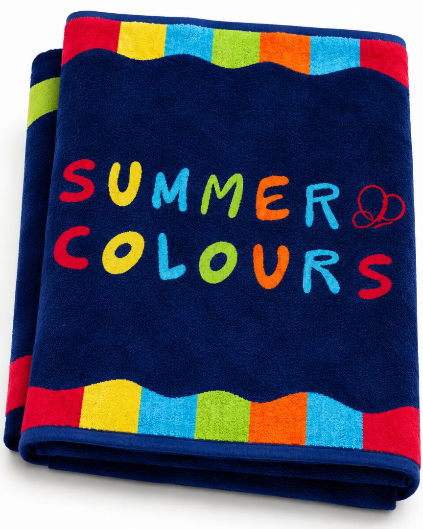 Velour Beach towel 100%cotton,90x170 cm.