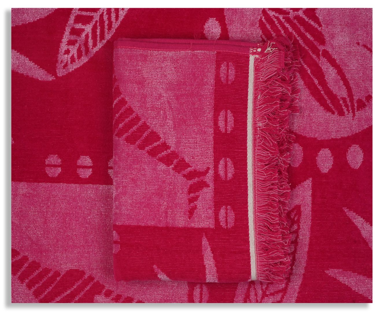 VELOUR TERRY KITCHEN TOWELS SET OF 3 PCS, 100% COTTON , 50X70 CM