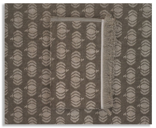 VELOUR TERRY KITCHEN TOWELS SET OF 3 PCS, 100% COTTON , 50X70 CM