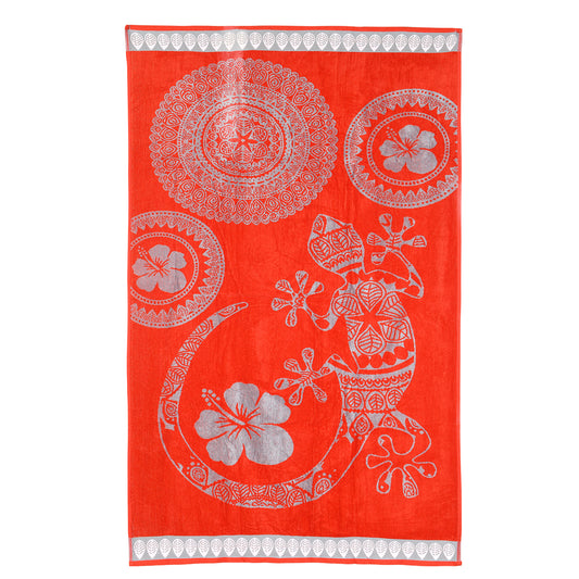 Velour Beach towel 100%cotton,90x170 cm