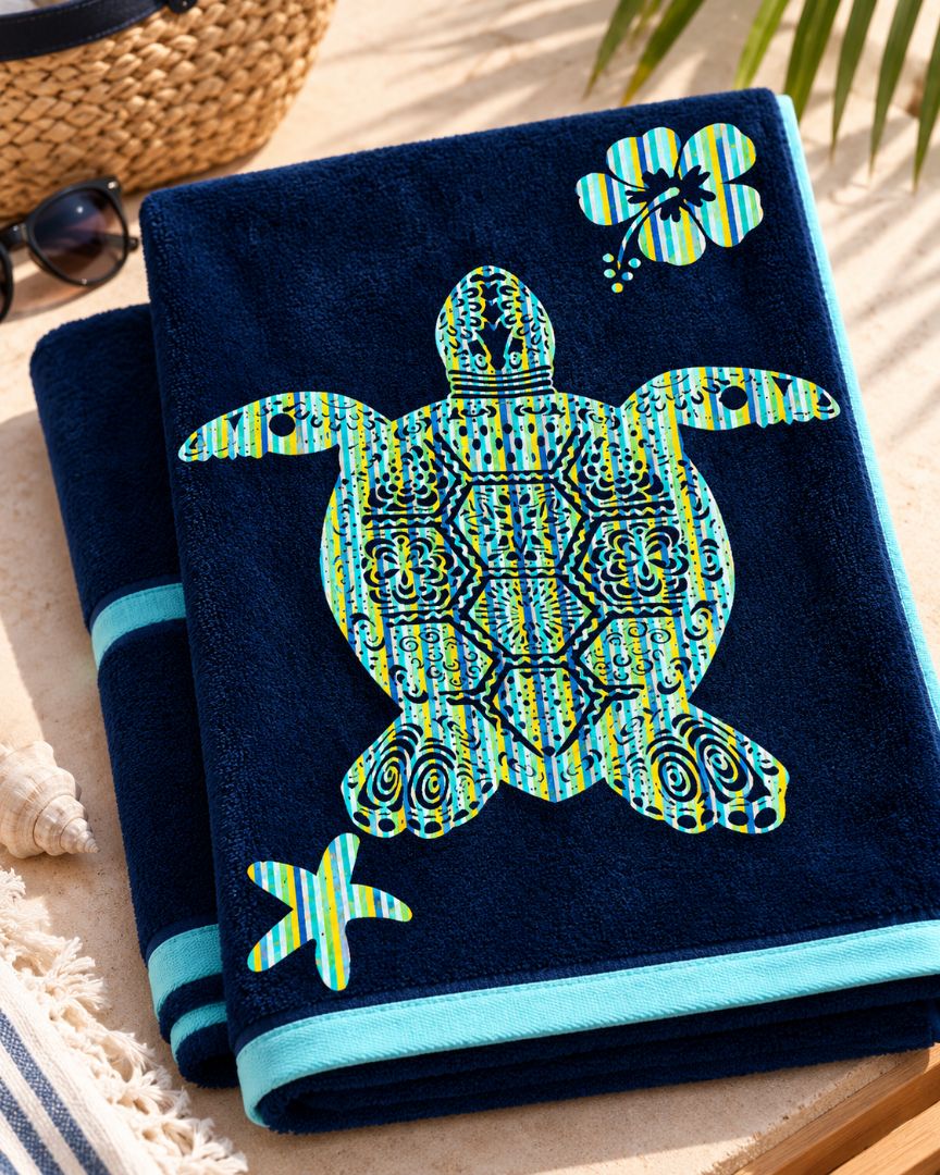 Velour Beach towel 100%cotton,90x170 cm.