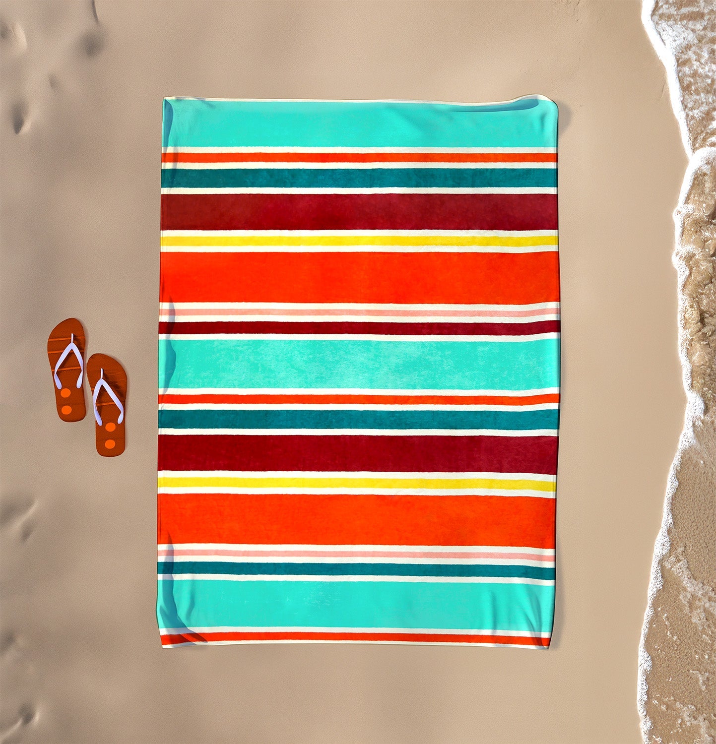 XL Velour Beach towel 100%cotton,140x180 cm