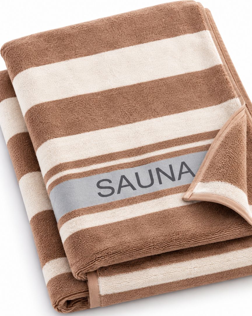 Sauna towel double-face,100% cotton,80x200 cm.