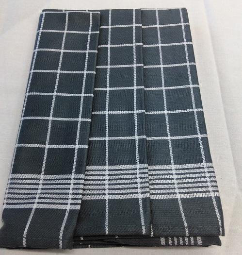 SET OF 3 PCS KITCHEN TOWELS , 100% COTTON , 50X70 CM