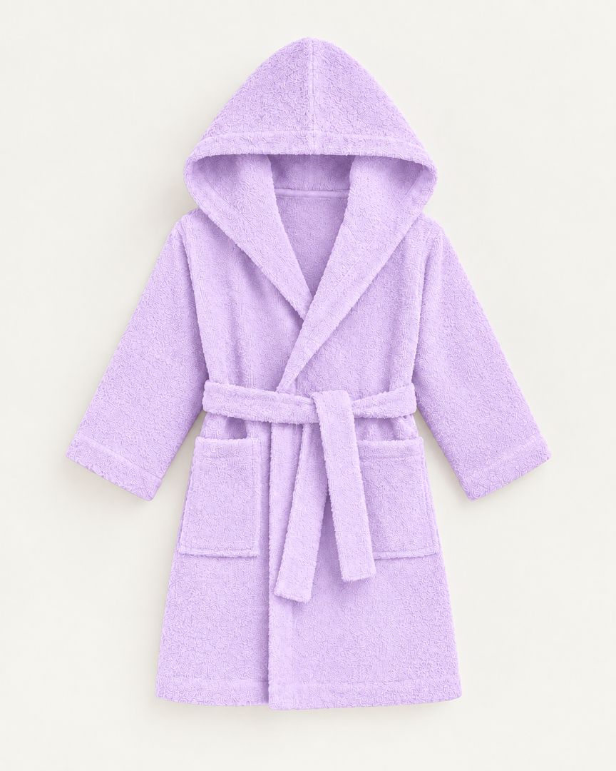 Premium Cotton Kids’ Bathrobe.