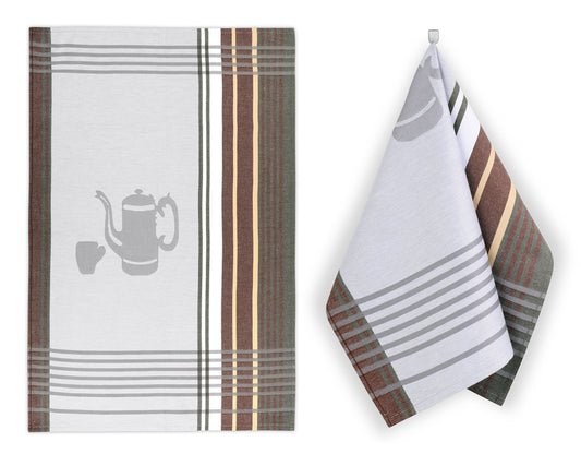 SET OF 3 PCS KITCHEN TOWELS , 100% COTTON , 50X70 CM