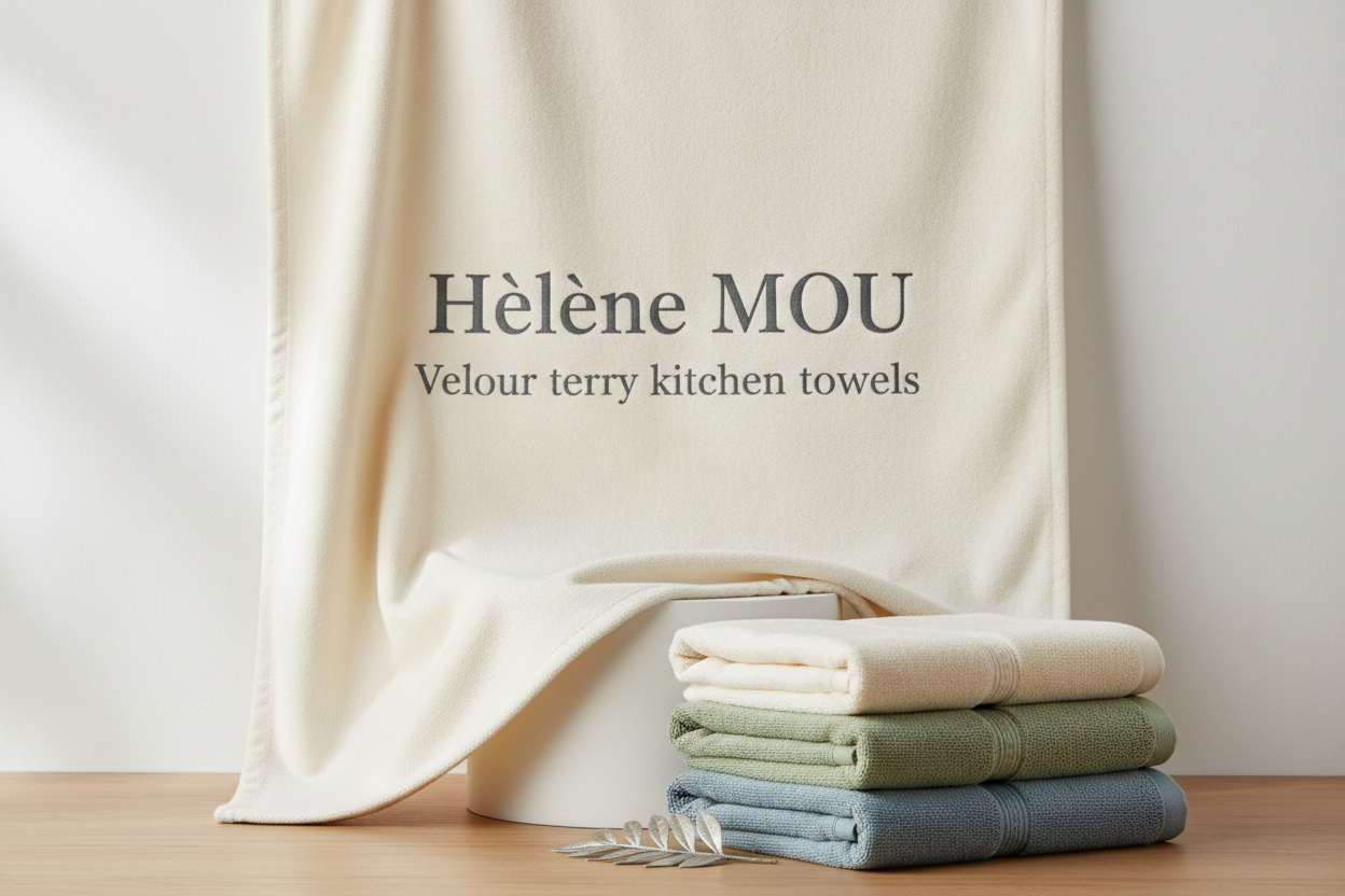 Velour terry kitchen towels