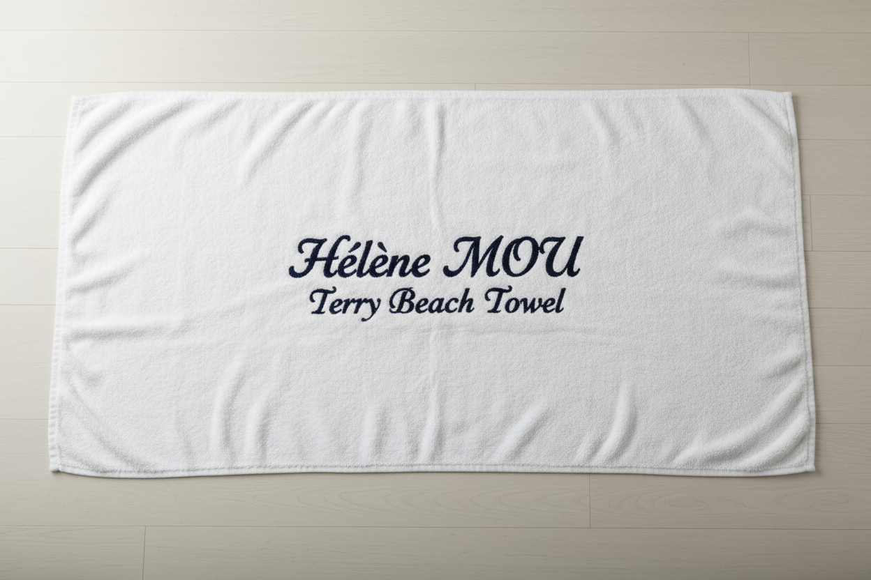 Terry beach towels