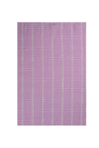 SET OF 3 PCS KITCHEN TOWELS , 100% COTTON , 50X70 CM (Mauve Lines)