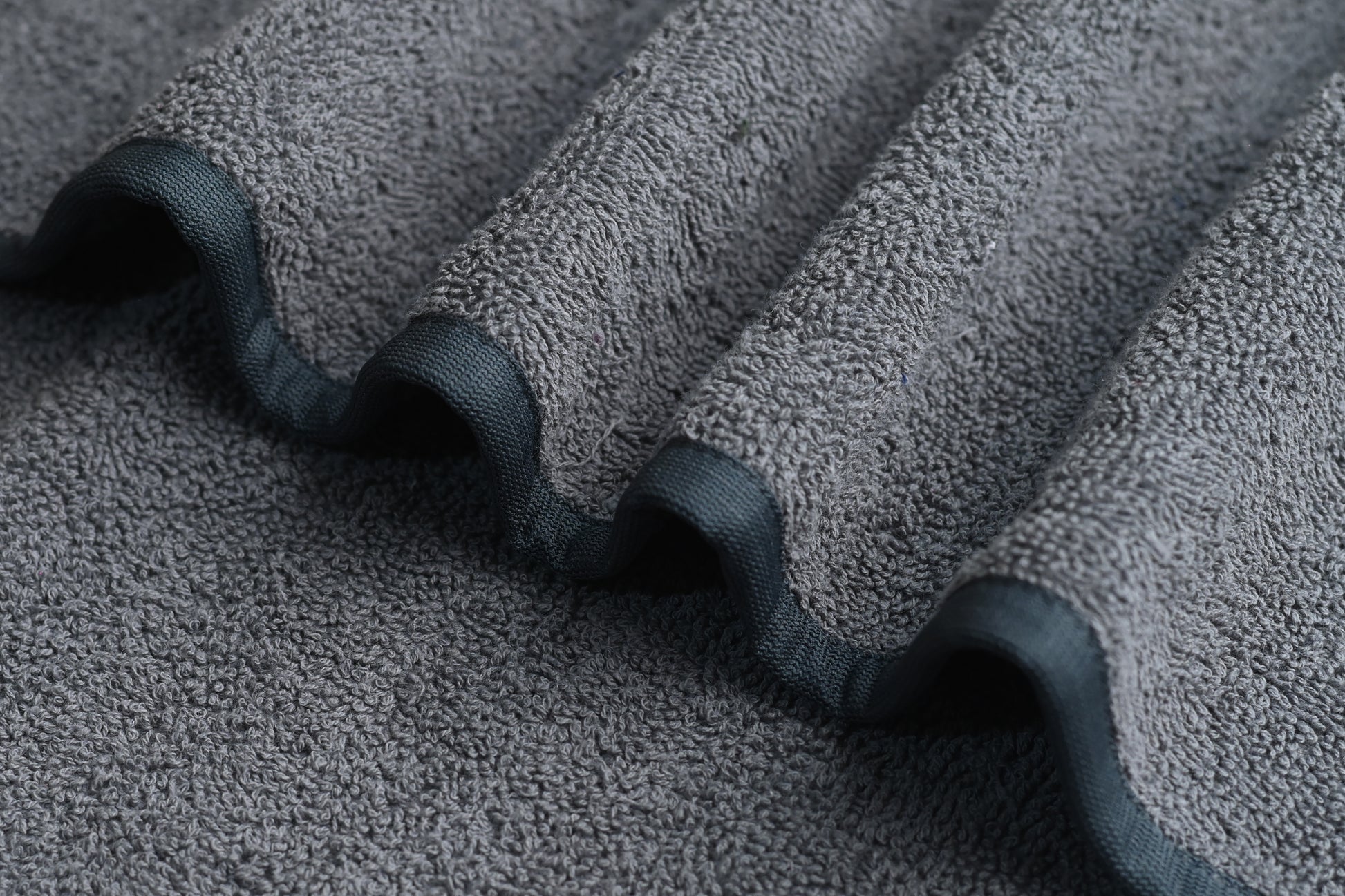 Terry Kitchen towels, 2 PCS PACK OF Kitchen Towels 100% Cotton,60x60 cm (Dark Gray)