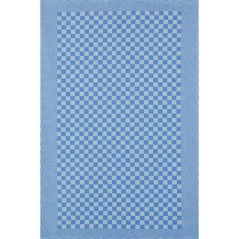 SET OF 3 PCS KITCHEN TOWELS , 100% COTTON , 50X70 CM (Blue)