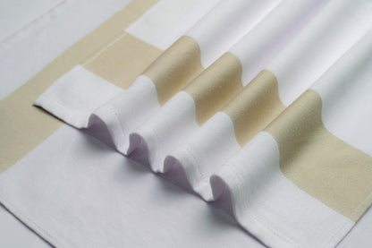 SET OF 3 PCS KITCHEN TOWELS , 100% COTTON , 50X70 CM