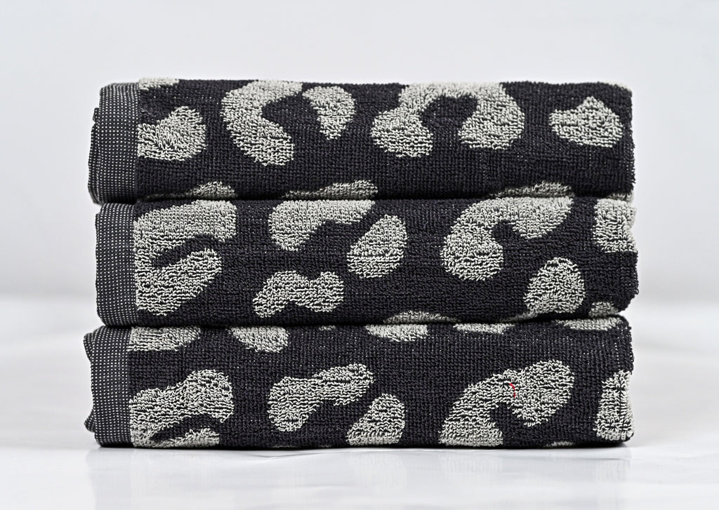 مناشف مطبخ تيري، عبوة من 3 قطع من مناشف المطبخ 100% قطن، 50×50 سم