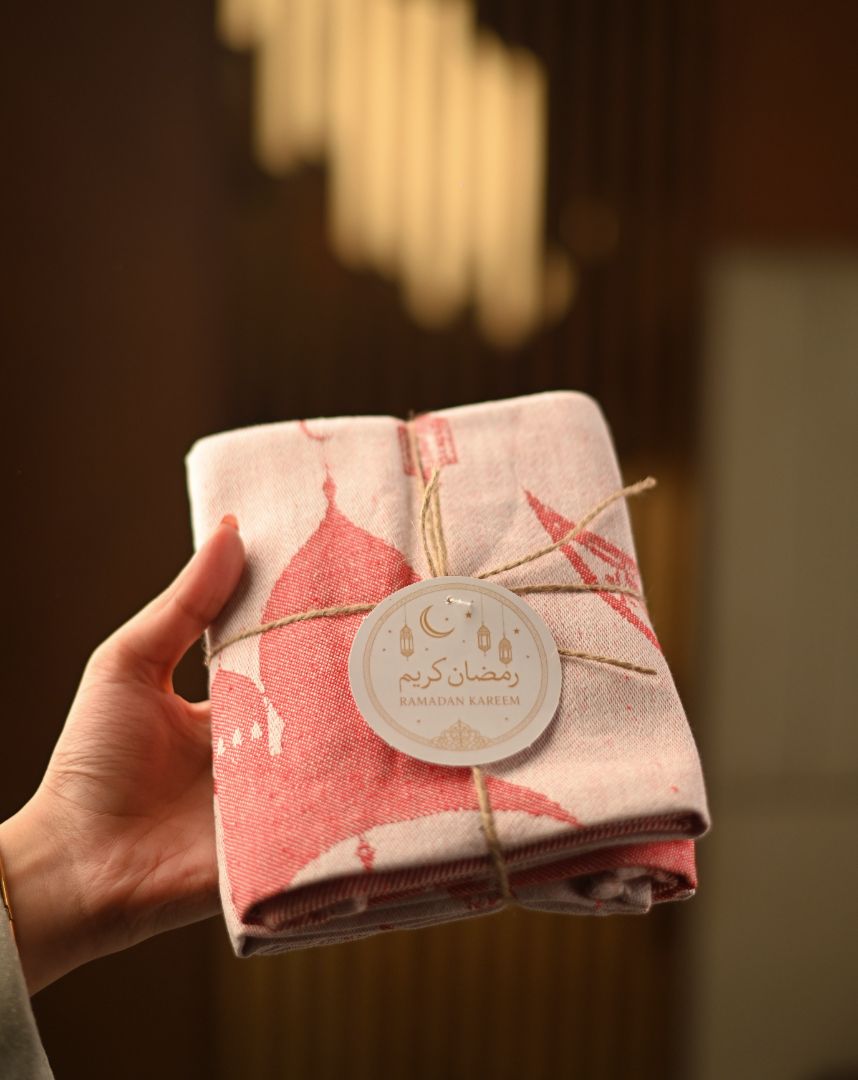 مناشف مطبخ رمضانية متعددة الاستخدامات، مناشف مطبخ فائقة الامتصاص، عبوة من 3 قطع من قماش التنظيف القطني، 50 × 70 سم