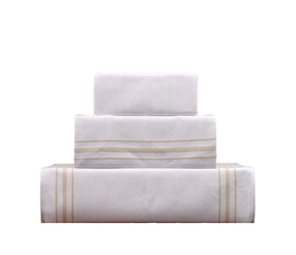 SET OF 3 PCS KITCHEN TOWELS , 100% COTTON , 50X70 CM