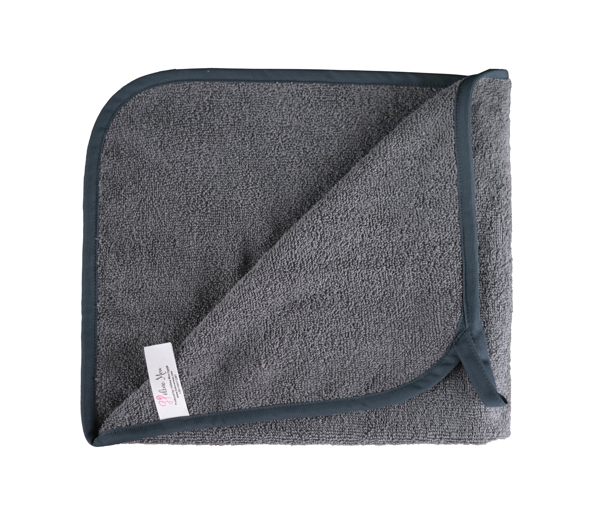 Terry Kitchen towels, 2 PCS PACK OF Kitchen Towels 100% Cotton,60x60 cm (Dark Gray)
