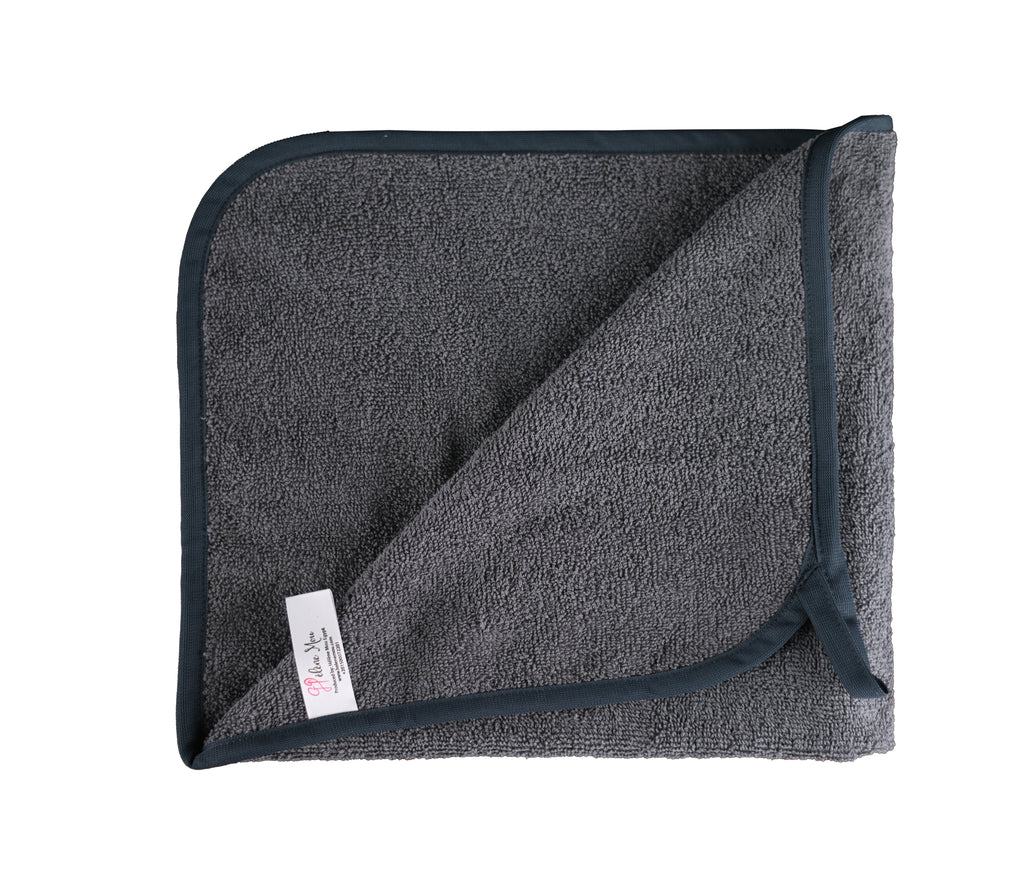Terry Kitchen towels, 2 PCS PACK OF Kitchen Towels 100% Cotton,60x60 cm (Dark Gray)