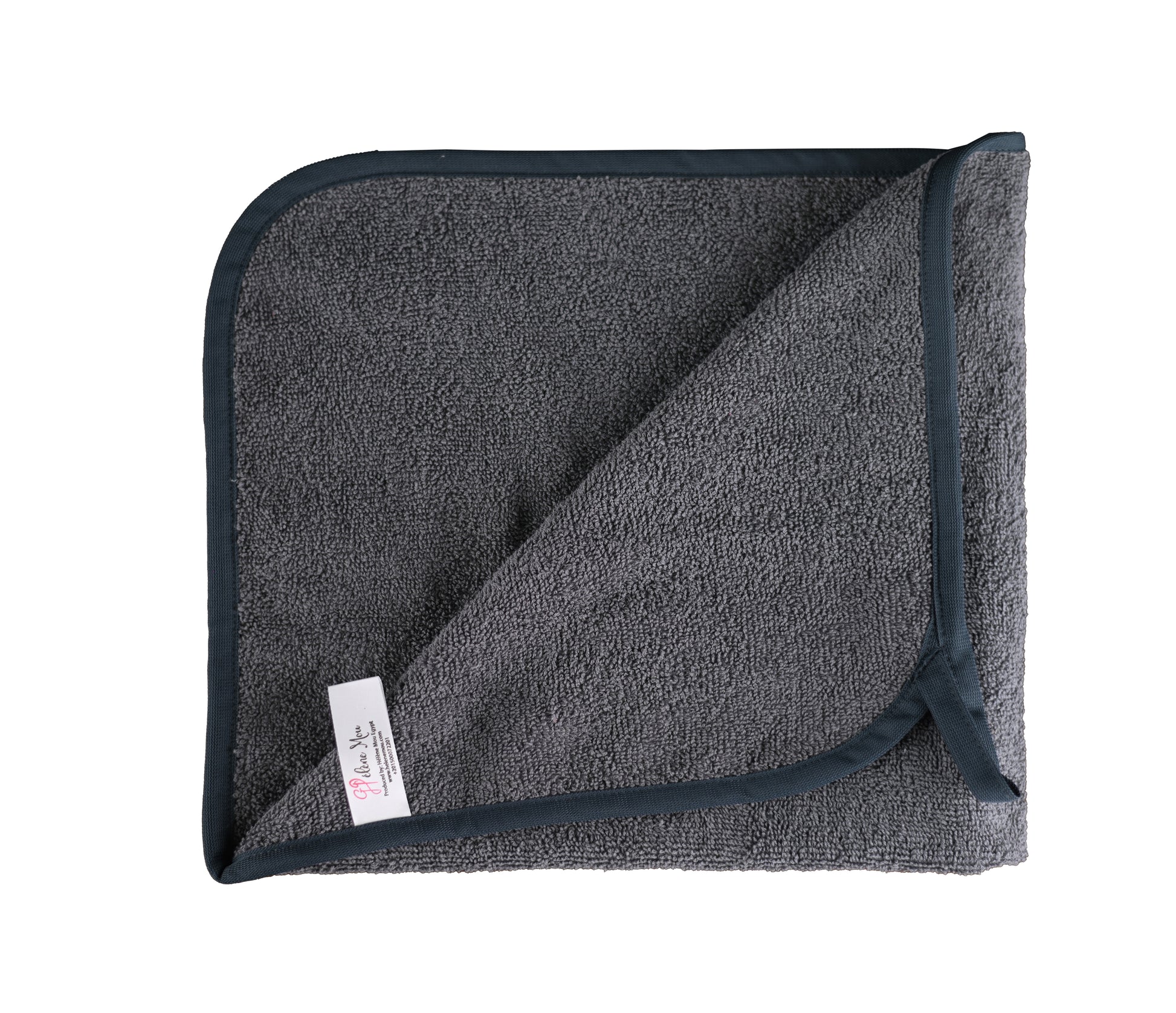 Terry Kitchen towels, 2 PCS PACK OF Kitchen Towels 100% Cotton,60x60 cm (Dark Gray)