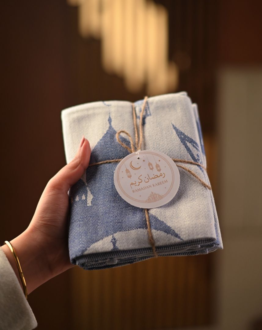 مناشف مطبخ رمضانية متعددة الاستخدامات، مناشف مطبخ فائقة الامتصاص، عبوة من 3 قطع من قماش التنظيف القطني، 50 × 70 سم