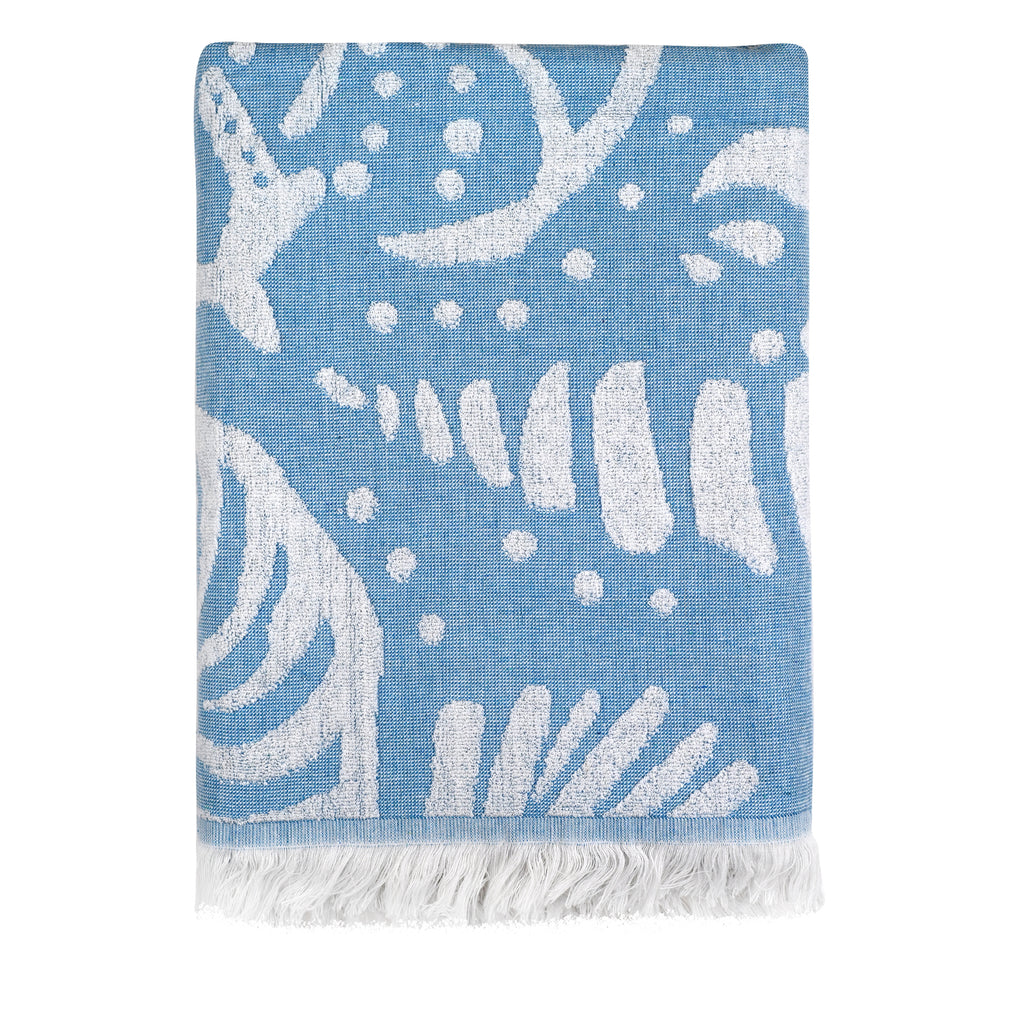 منشفة تيري للشاطئ 100% قطن، 90×170 سم