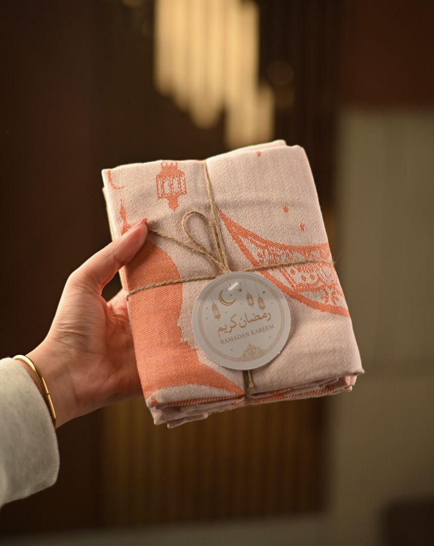 مناشف مطبخ رمضانية متعددة الاستخدامات، مناشف مطبخ فائقة الامتصاص، عبوة من 3 قطع من قماش التنظيف القطني، 50 × 70 سم