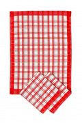 SET OF 3 PCS KITCHEN TOWELS , 100% COTTON , 50X70 CM