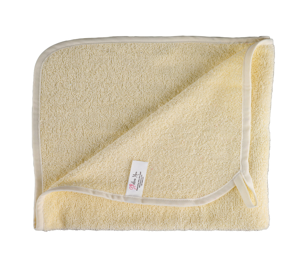 Terry Kitchen towels, 2 PCS PACK OF Kitchen Towels 100% Cotton,60x60 cm (Light Yellow)