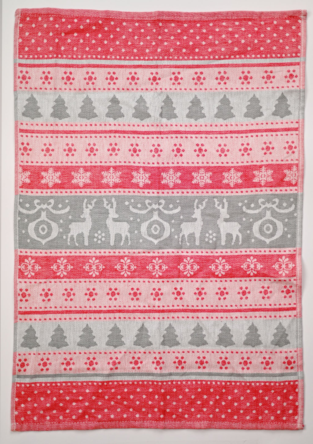 منشفة مطبخ كريسماس للاستخدام اليومي، مناشف مطبخ فائقة الامتصاص، قطعة قماش تنظيف قطنية، عبوة من 3 قطع، 50×70 سم 