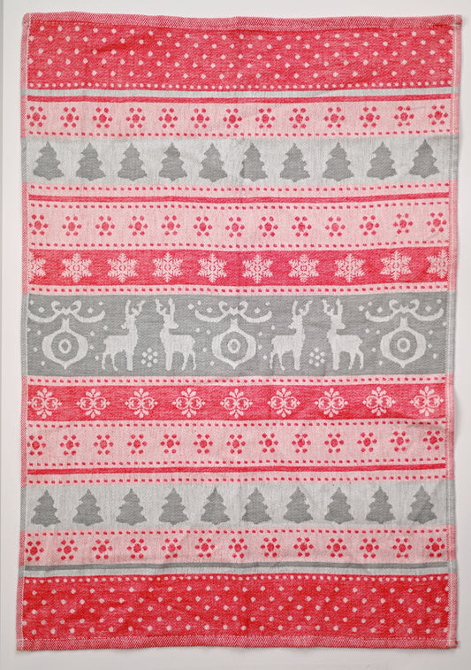 Christmas Kitchen Towel for every use, Ultra Absorbent Kitchen Towels, Cotton Cleaning Cloth Pack of 3, 50x70 cm