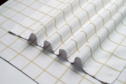 SET OF 3 PCS KITCHEN TOWELS , 100% COTTON , 50X70 CM