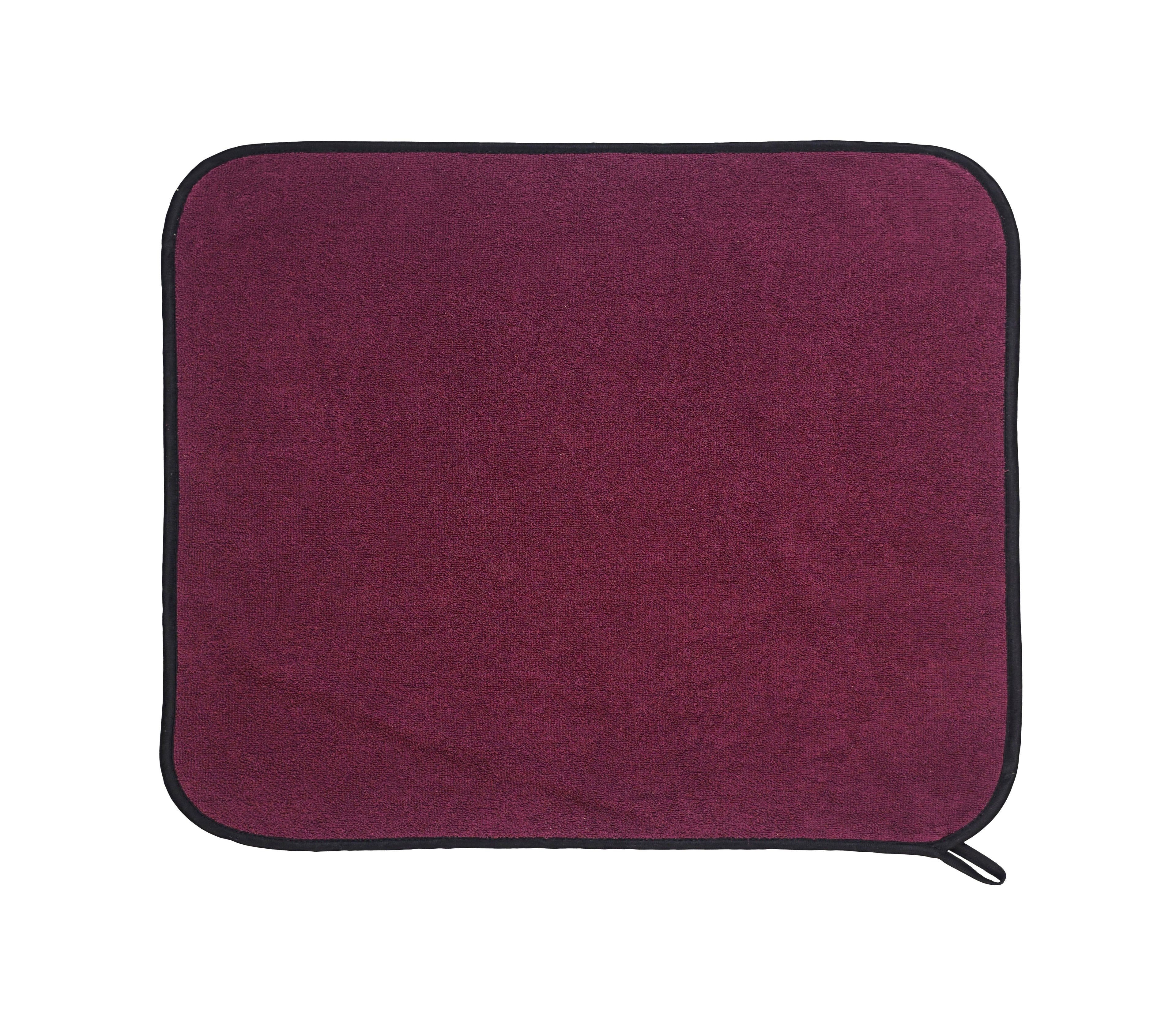 Terry Kitchen towels, 2 PCS PACK OF Kitchen Towels 100% Cotton,60x60 cm (Burgundy)