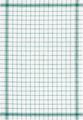 SET OF 3 PCS KITCHEN TOWELS , 100% COTTON , 50X70 CM (Green Lines)