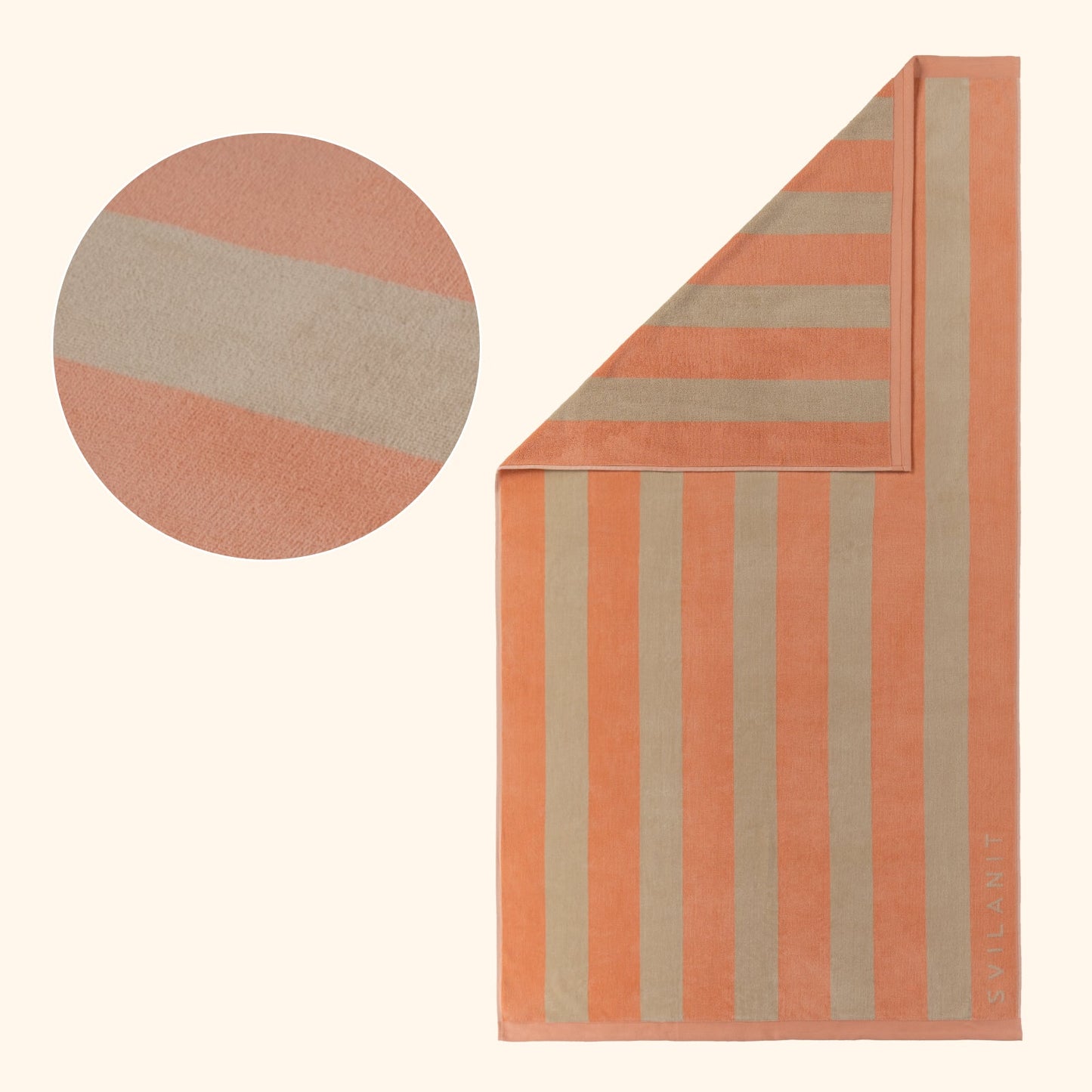 Velour Beach towel 100%cotton,100x180 cm.
