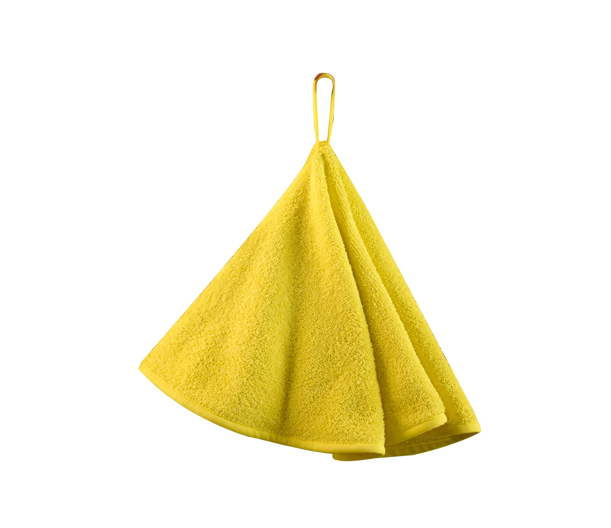 Terry Kitchen towels, 2 PCS PACK OF Kitchen Towels 100% Cotton, 58 cm (Yellow)