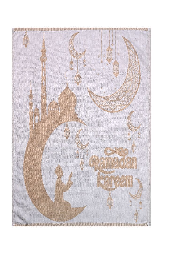 مناشف مطبخ رمضانية متعددة الاستخدامات، مناشف مطبخ فائقة الامتصاص، عبوة من 3 قطع من قماش التنظيف القطني، 50 × 70 سم