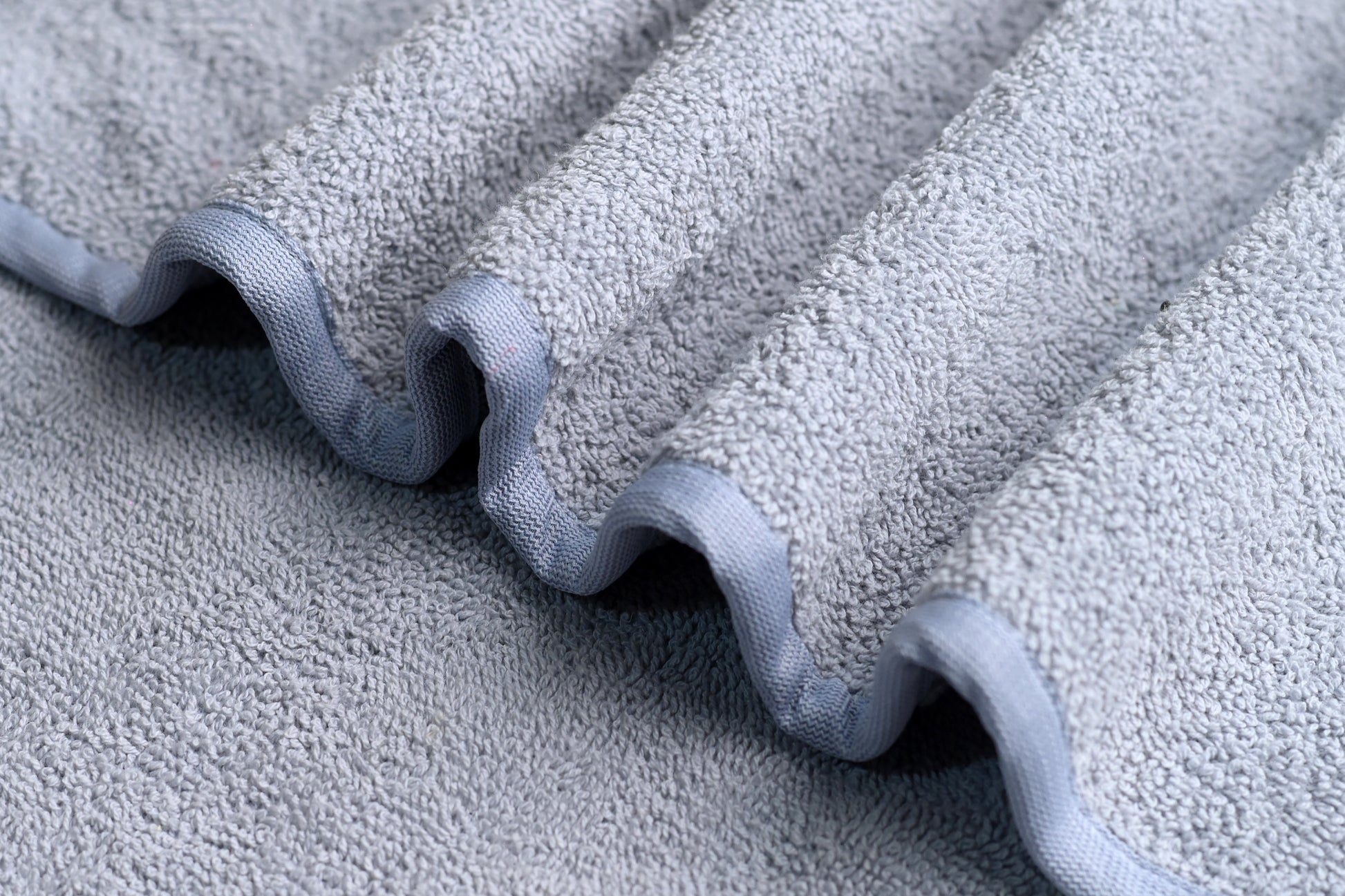 Terry Kitchen towels, 2 PCS PACK OF Kitchen Towels 100% Cotton,60x60 cm (Gray)