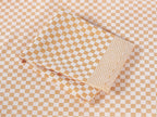 SET OF 3 PCS KITCHEN TOWELS , 100% COTTON , 50X70 CM (Light Orange)