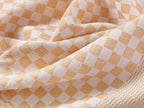 SET OF 3 PCS KITCHEN TOWELS , 100% COTTON , 50X70 CM (Light Orange)