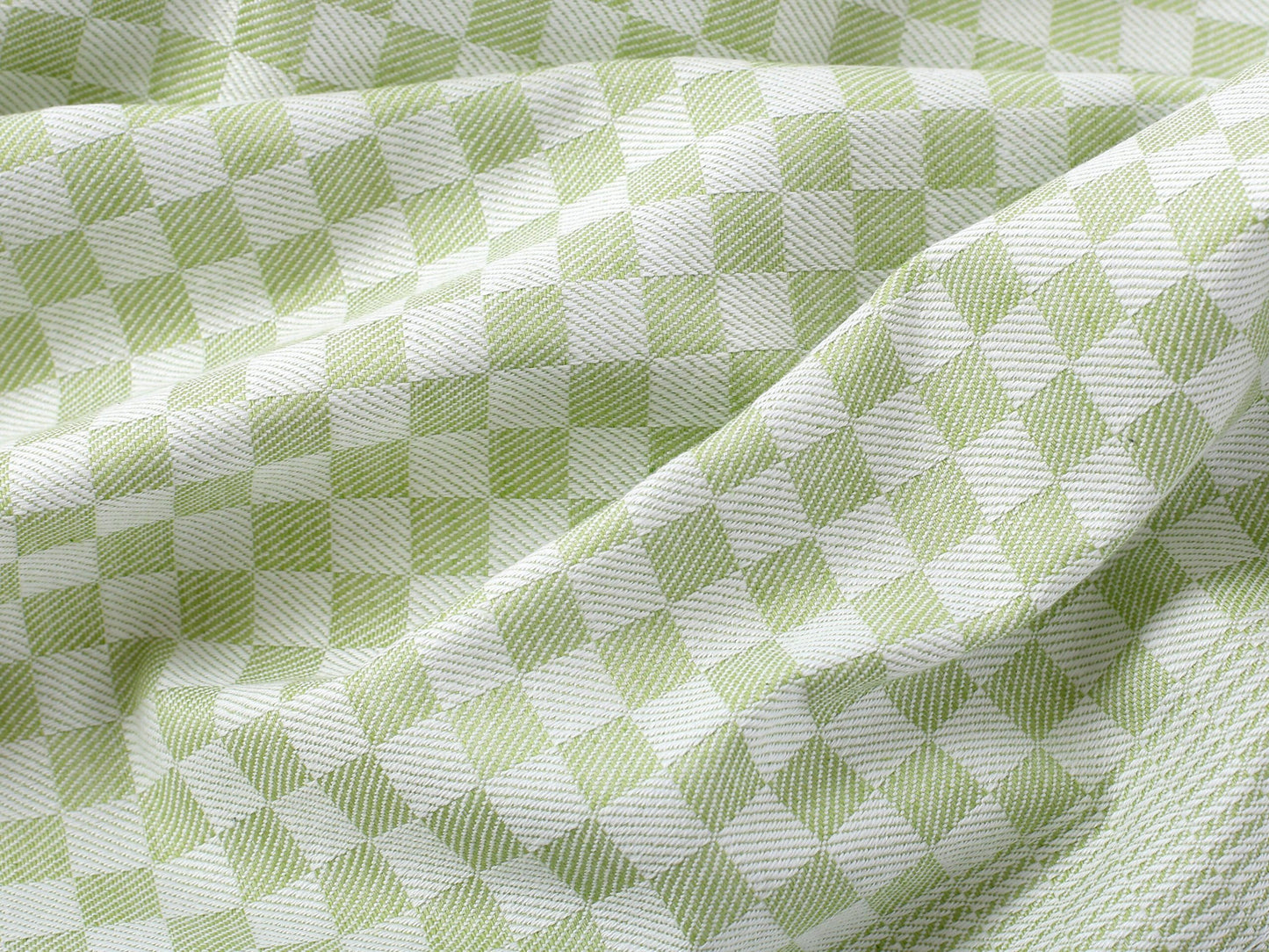 SET OF 3 PCS GREEN KITCHEN TOWELS , 100% COTTON , 50X70 CM