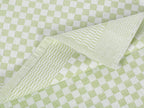 SET OF 3 PCS GREEN KITCHEN TOWELS , 100% COTTON , 50X70 CM (Light Green)