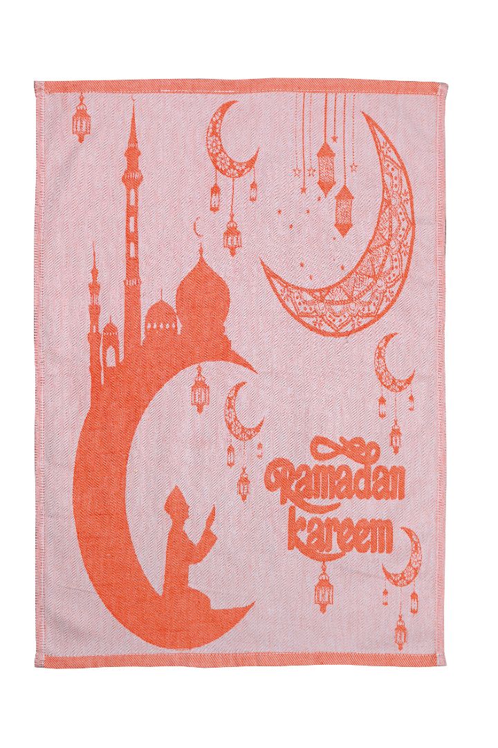 مناشف مطبخ رمضانية متعددة الاستخدامات، مناشف مطبخ فائقة الامتصاص، عبوة من 3 قطع من قماش التنظيف القطني، 50 × 70 سم