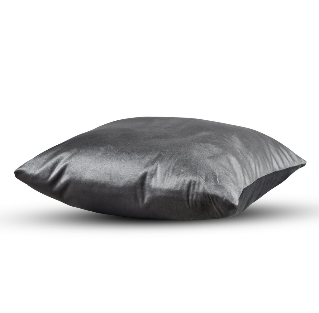 عبوة من 2 غطاء وسادة مخملي بسحاب 45 × 45 سم